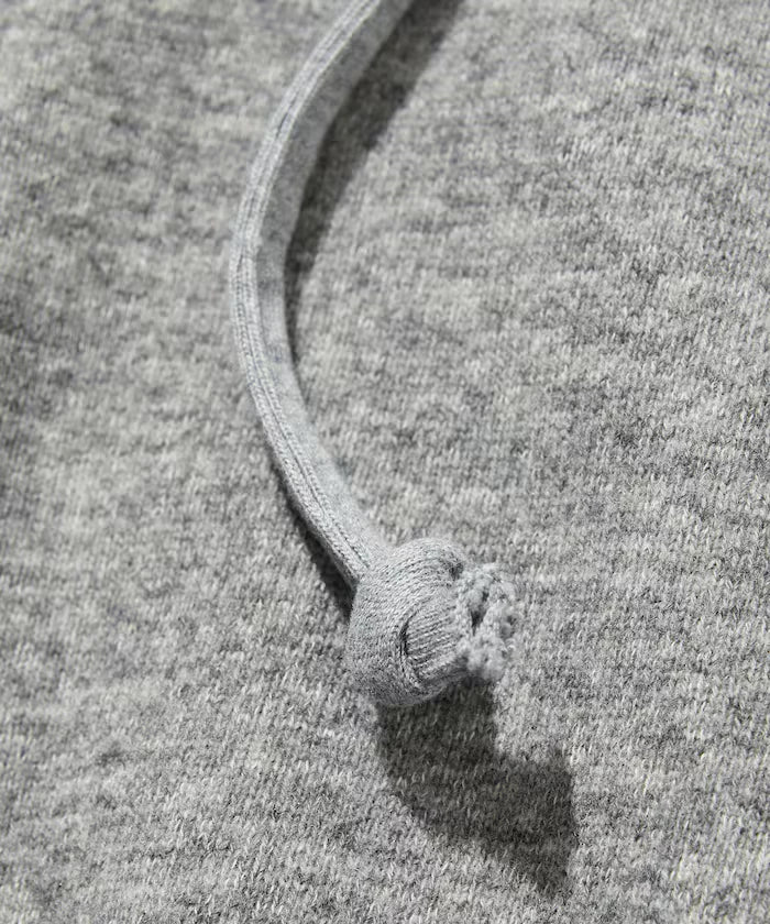 Merino Wool＋Cotton Loop Back Sweat Hoodie