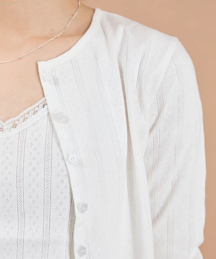 Eyelet Lace Cardigan