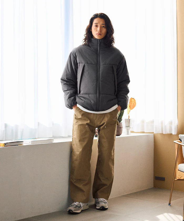PRIMALOFT PUFF JACKET / Primaloft Stand Collar Puff Jacket / Insulated Blouson
