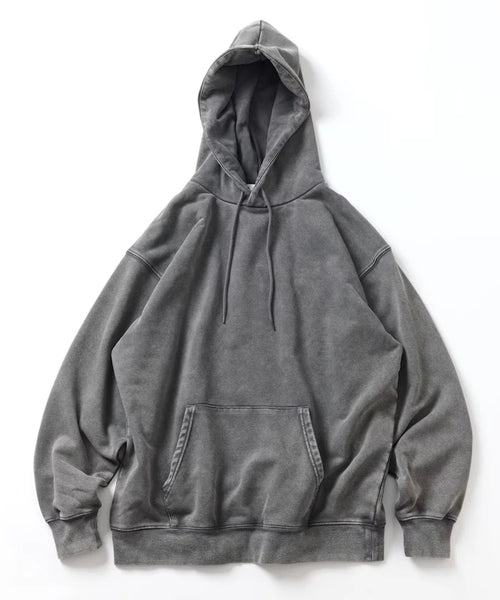 13 oz HEAVY WEIGHT pigment-dyed sweat hoodie