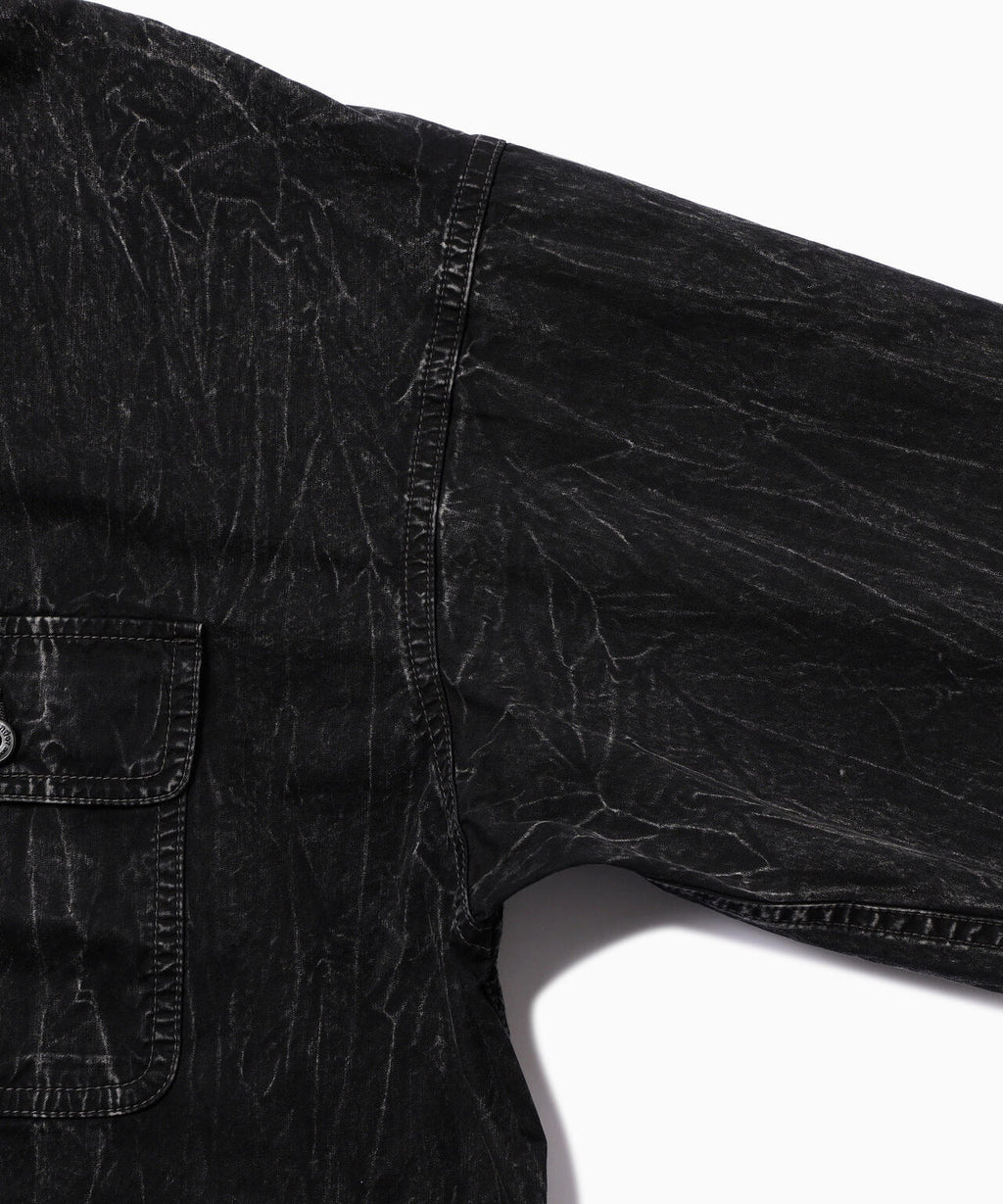 bleach twill shirts jacket