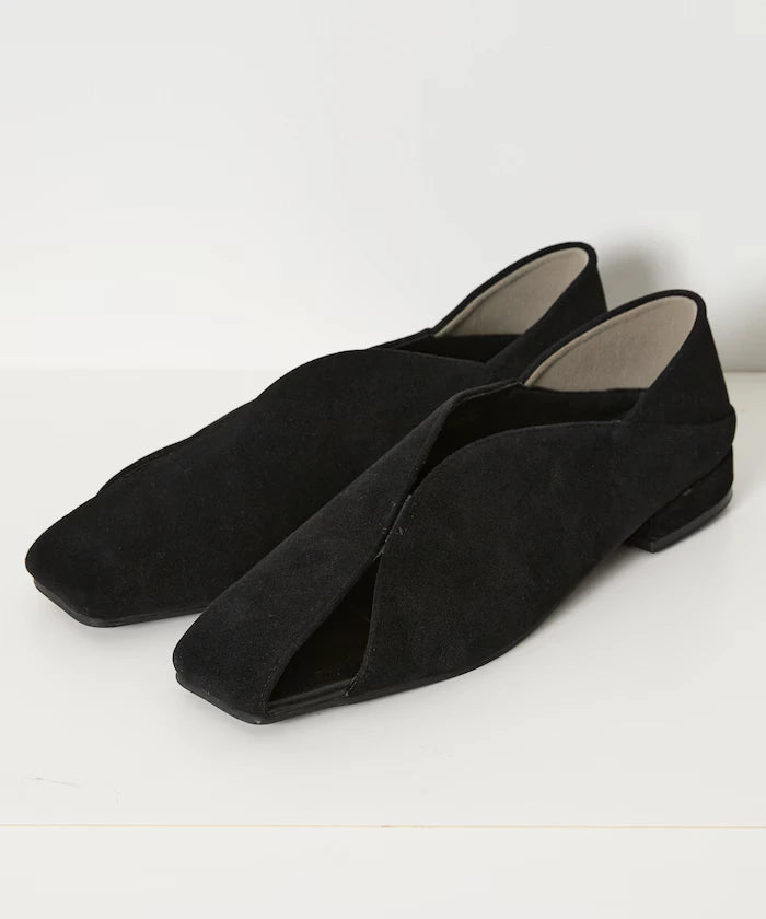 Slit Square Shoes