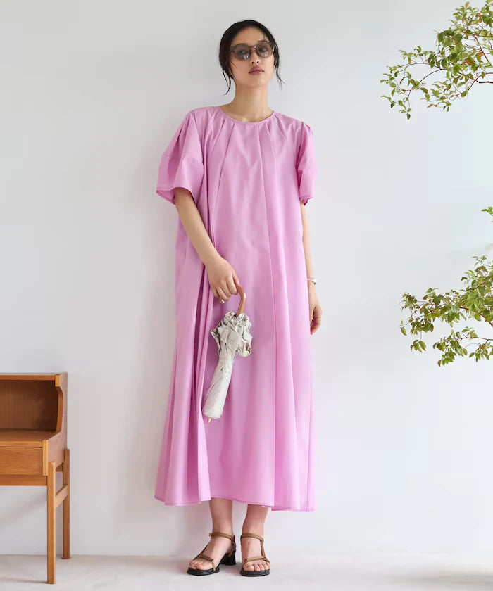 Balloon Sleeve 2WAY Dress / 5 Minute Sleeve