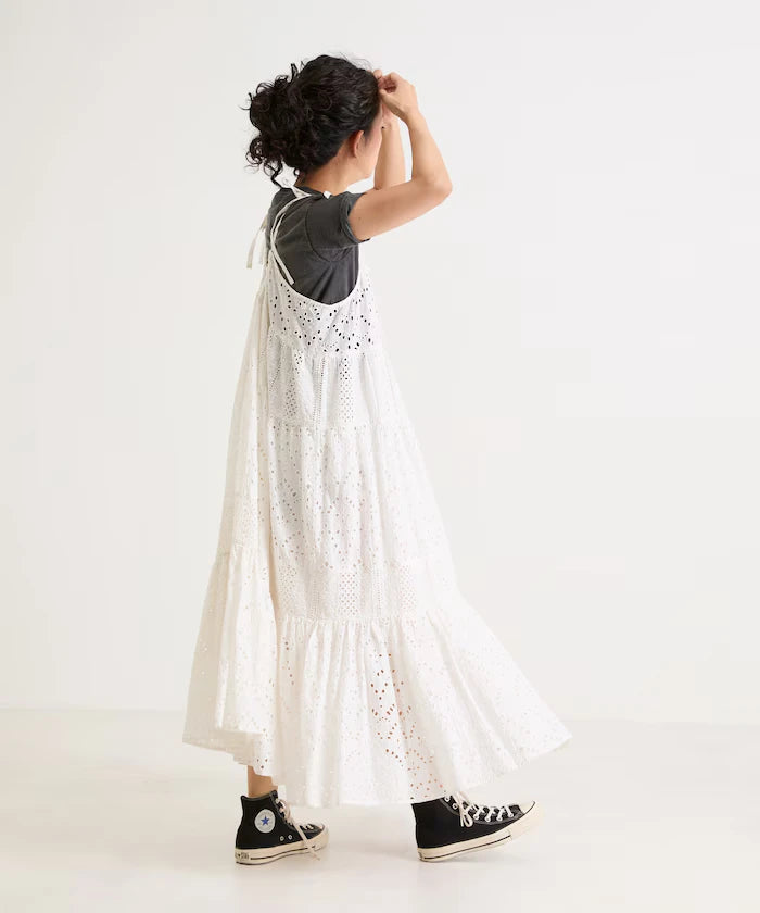 India Shifraretiard Shoulder Ribbon Camisole Dress