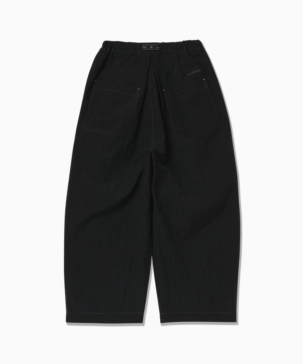 sheer ripstop sarouel pants (W)
