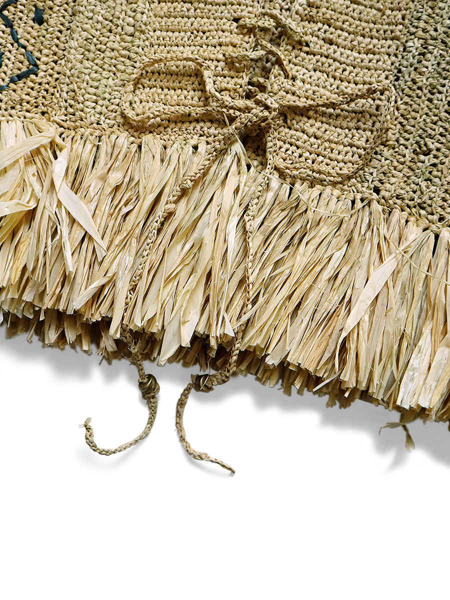 Raffia Basket Fringe Corset