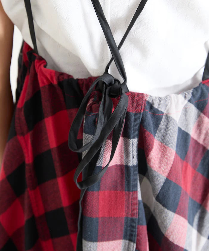 Vintage Remake Check Cami Dress