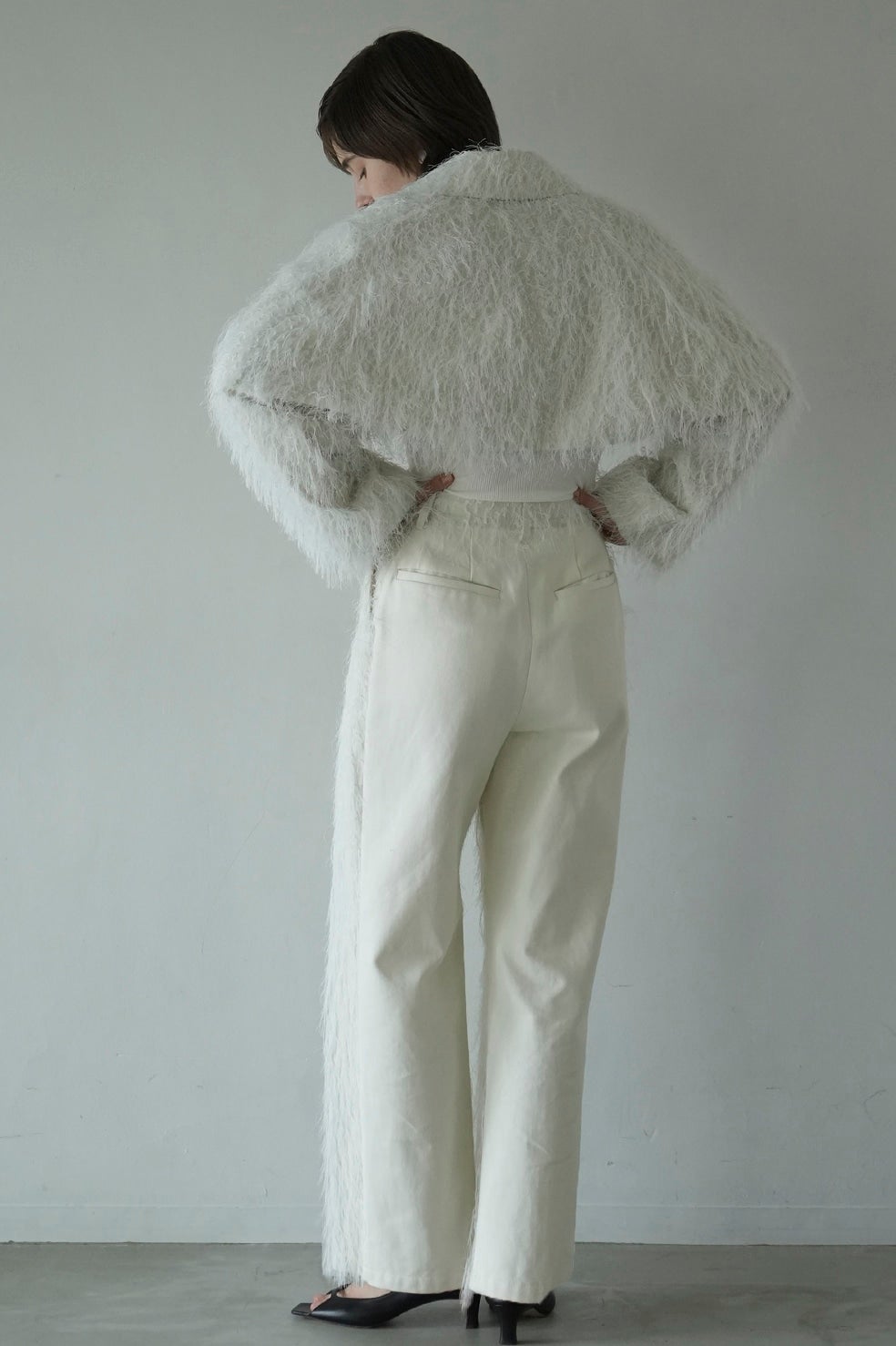FRINGE SHORT JACKET