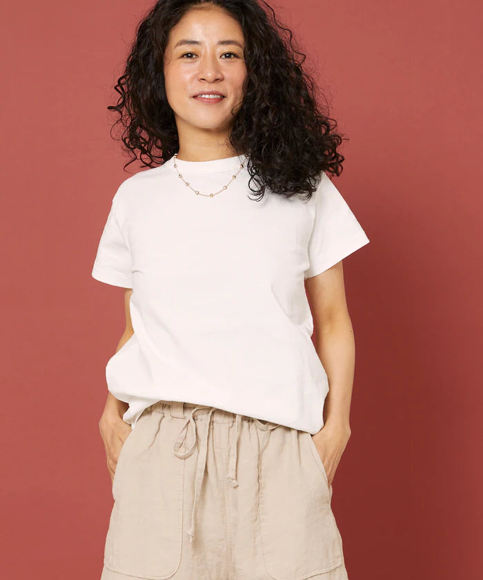 Oil Cut Processing Crew Neck T-Shirt