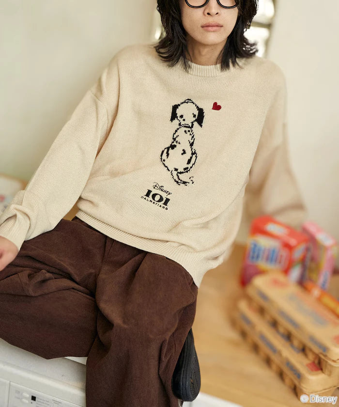 Special Order 101 DALMETIANS HEART KNIT