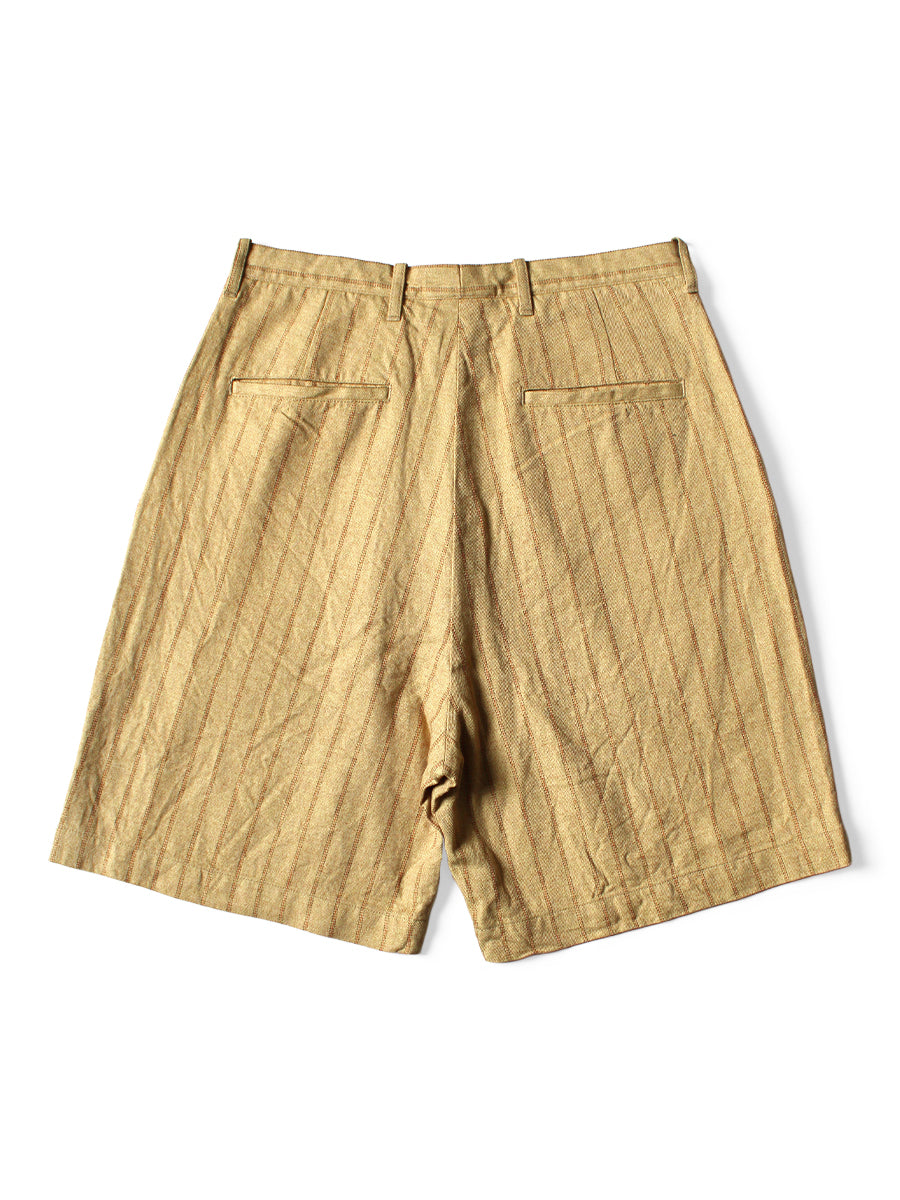 Cotton Linen Gibson Stripe IVY Short Pants