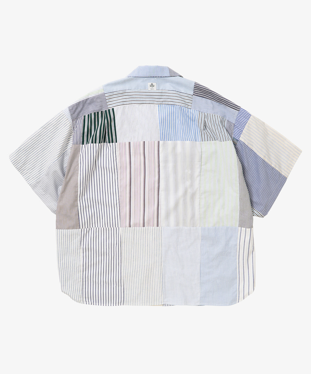 overshirt short sleeve stripe two