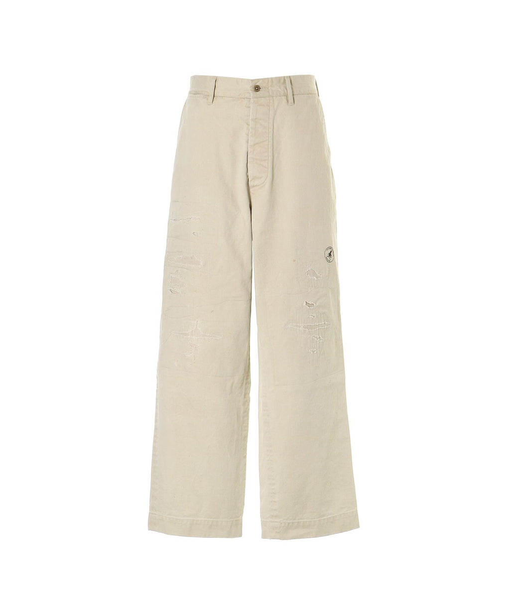 Woman On Skull Stamp Chino Pants