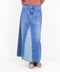 Snake Loop Remake Denim Skirt