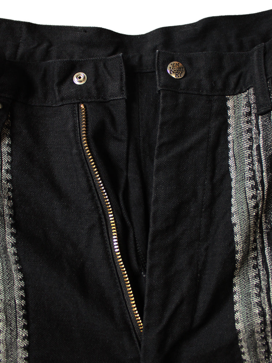 12oz Arrow Pattern Jacquard Denim Nîmes Pants