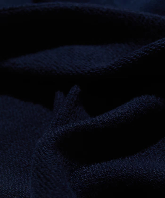 Wool Cotton Loop Back Sweat Hoodie