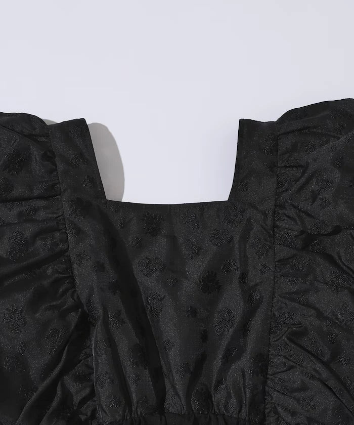 2WAY Flower Sheer Jacquard Docking All-in-One