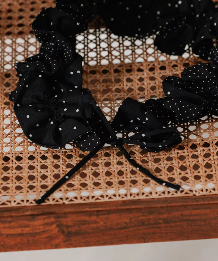 Dot Combi Frill Collar