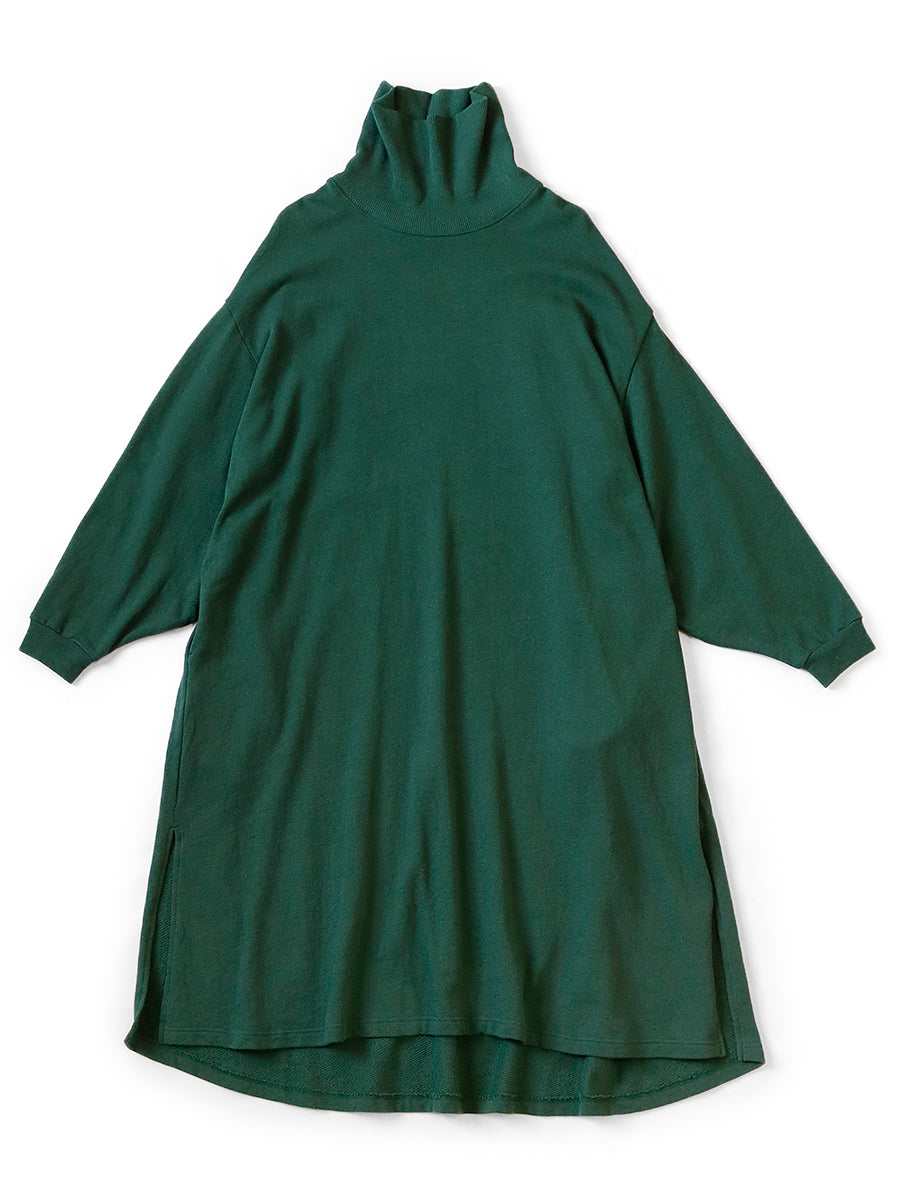 Gauze Back Fleece High Neck Belgian BIG One-Piece