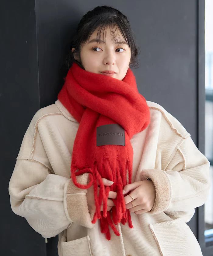 Volume Fringe Scarf