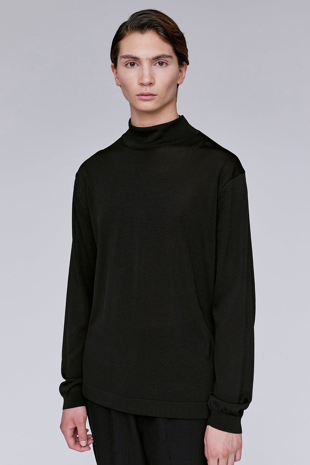 HIGH GAUGE MOCKNECK LONG SLEEVE TOP