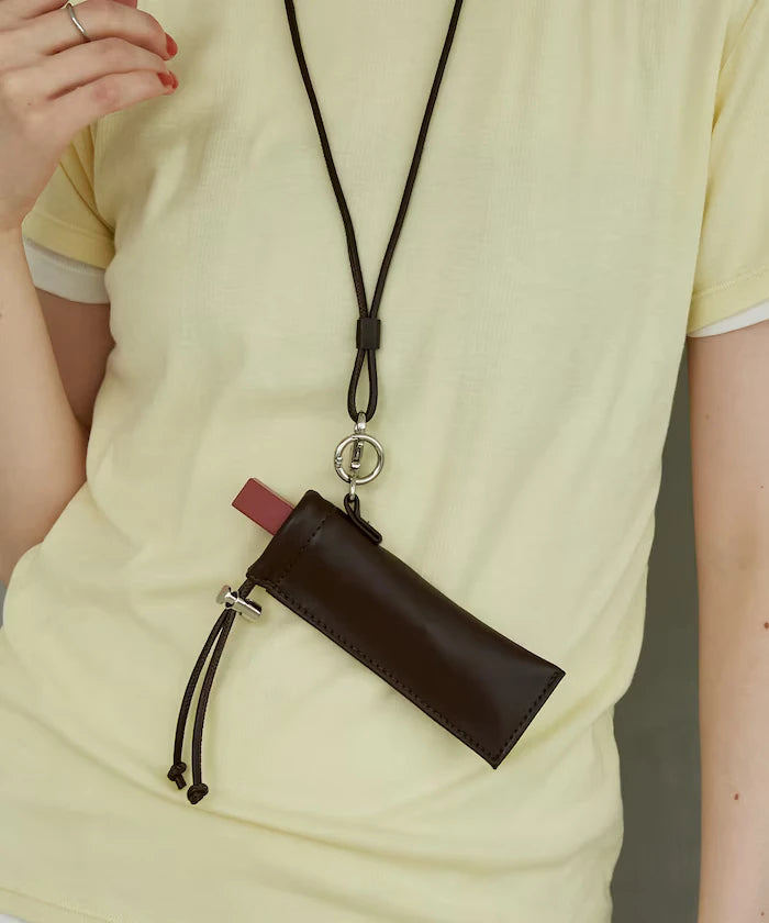 Lip Case With Neck Strap