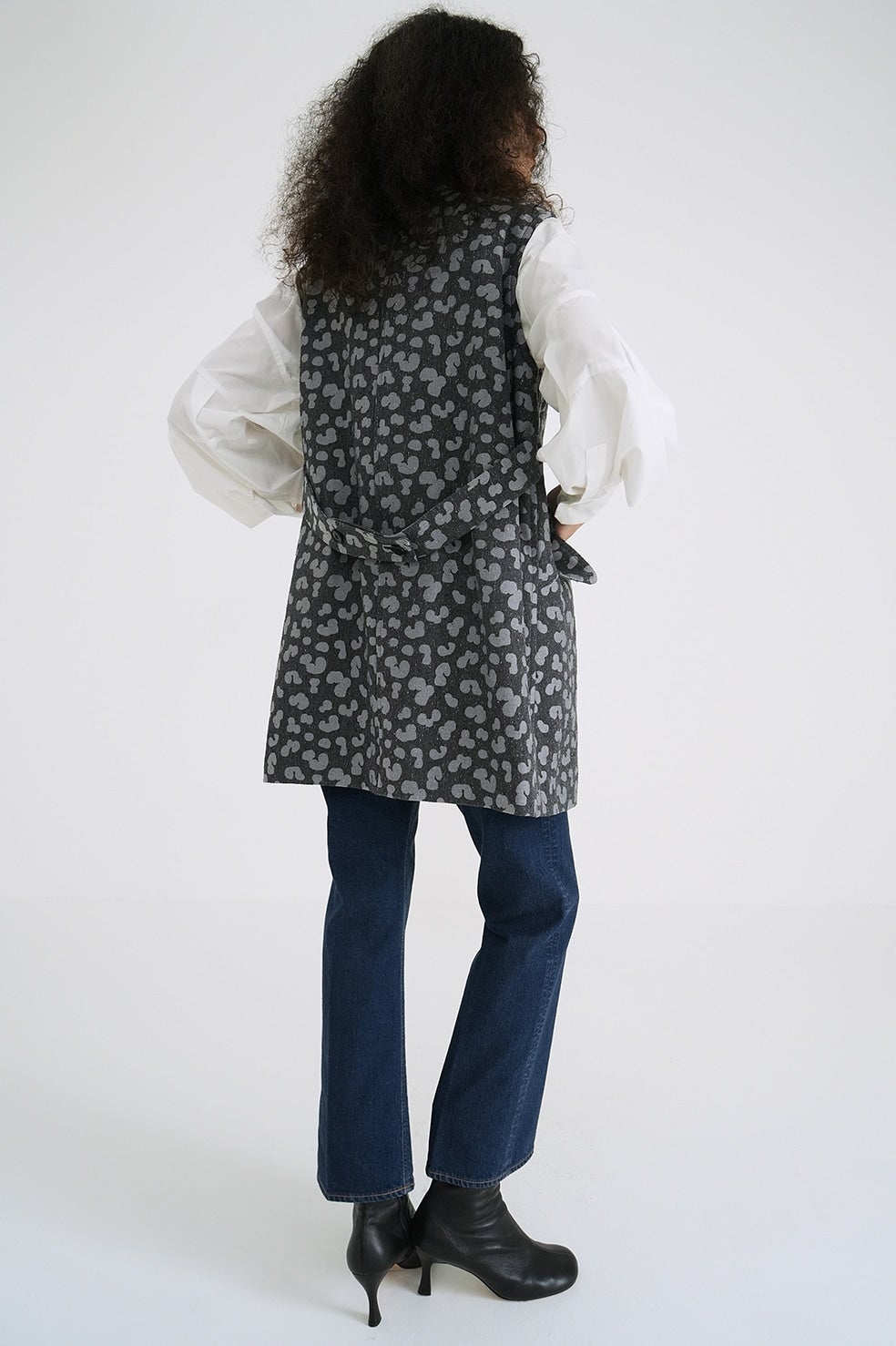 LEOPARD LONG GILET