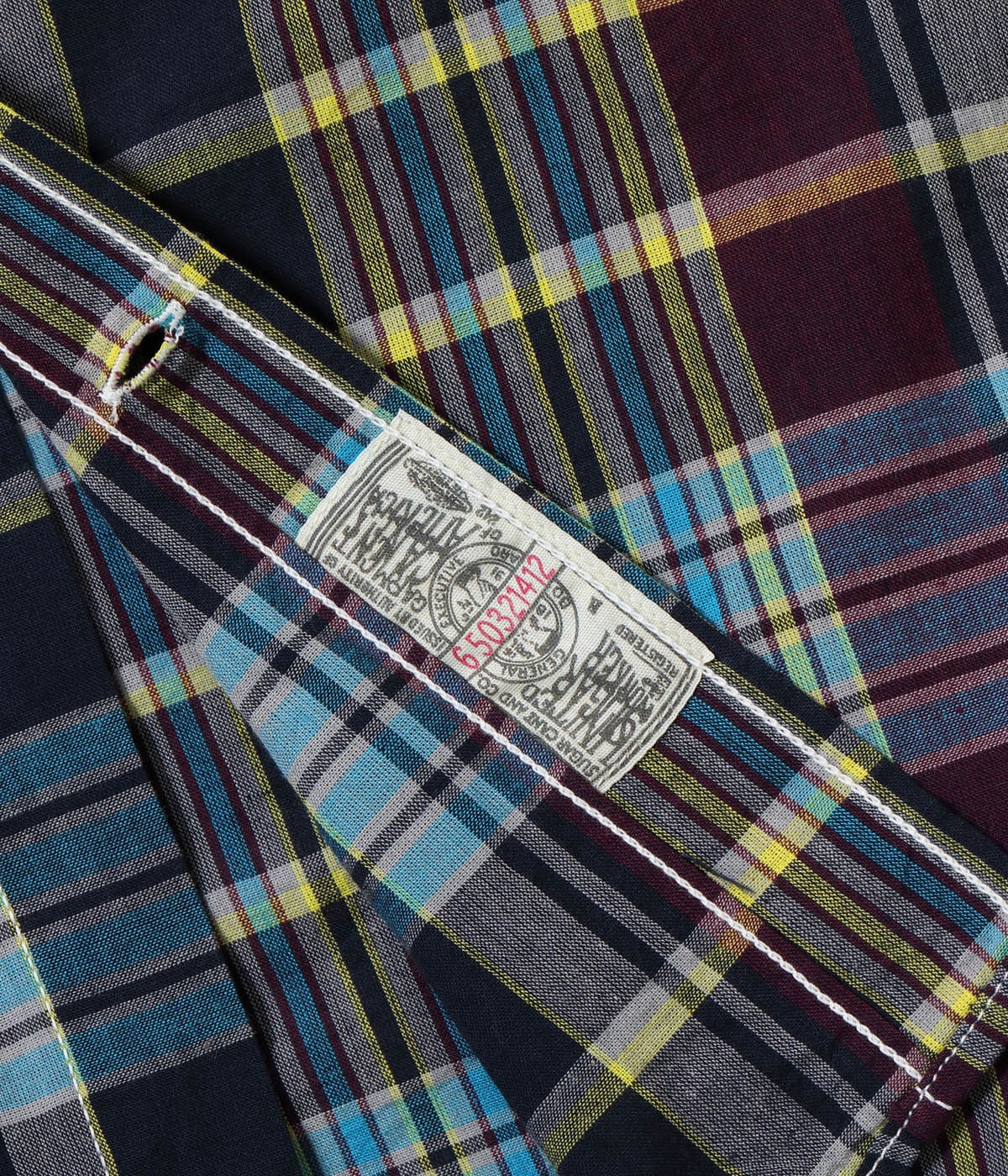 Madras Check Button Down Shirt