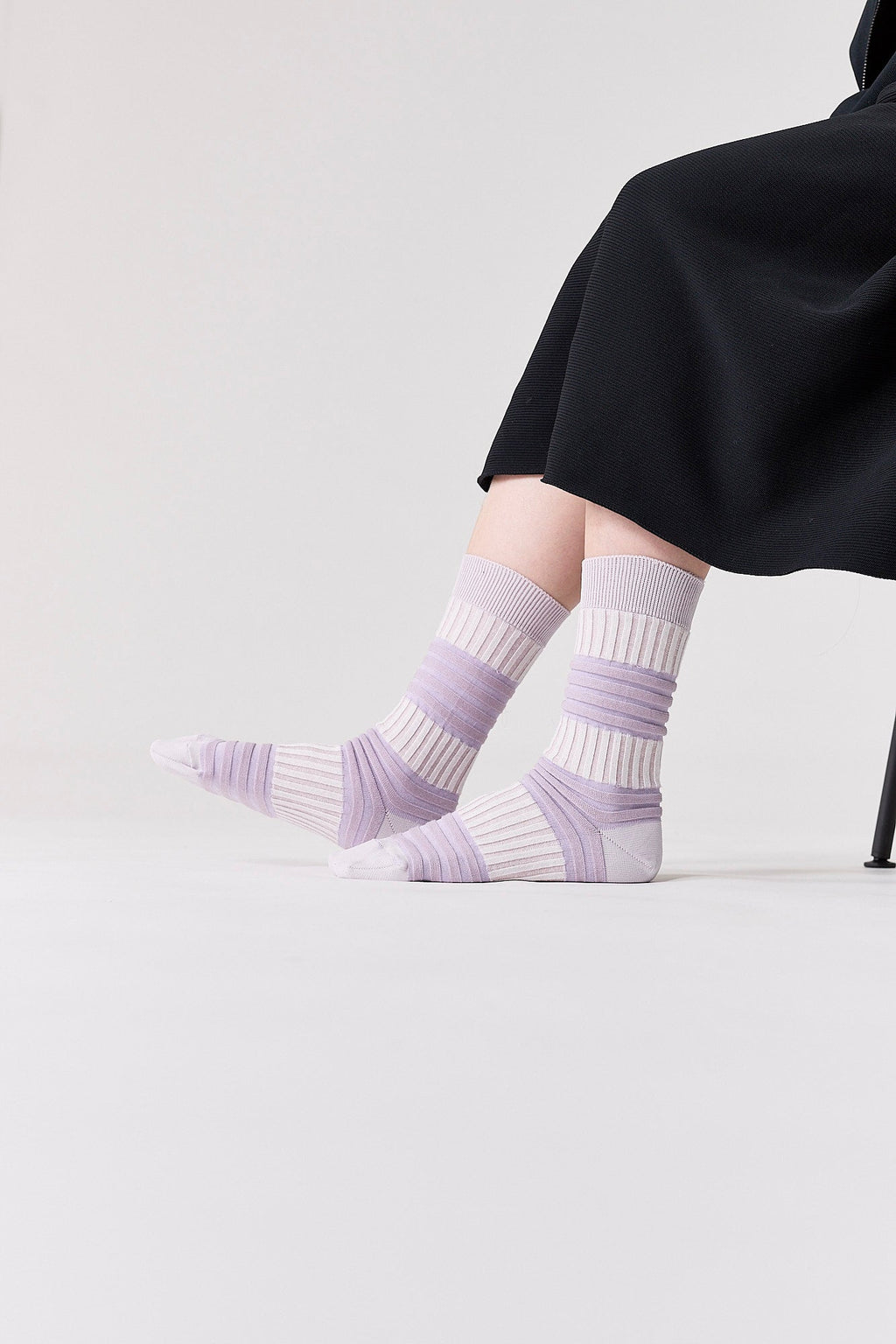 GARTER RIB SOCKS