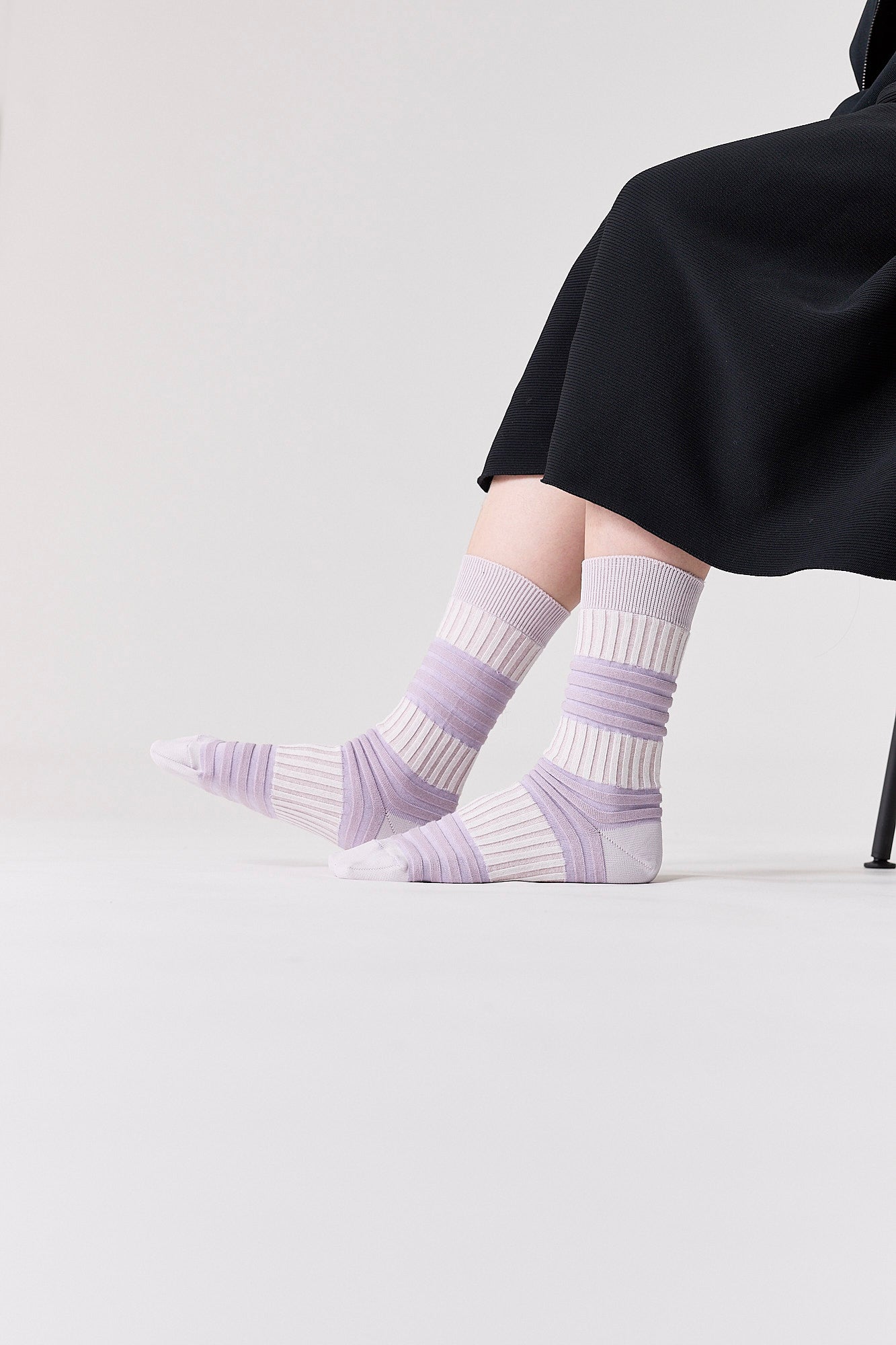 GARTER RIB SOCKS