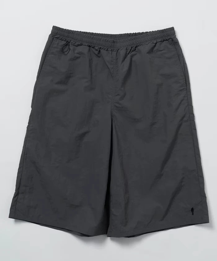Nylon Sleek Water Length Baggy Shorts