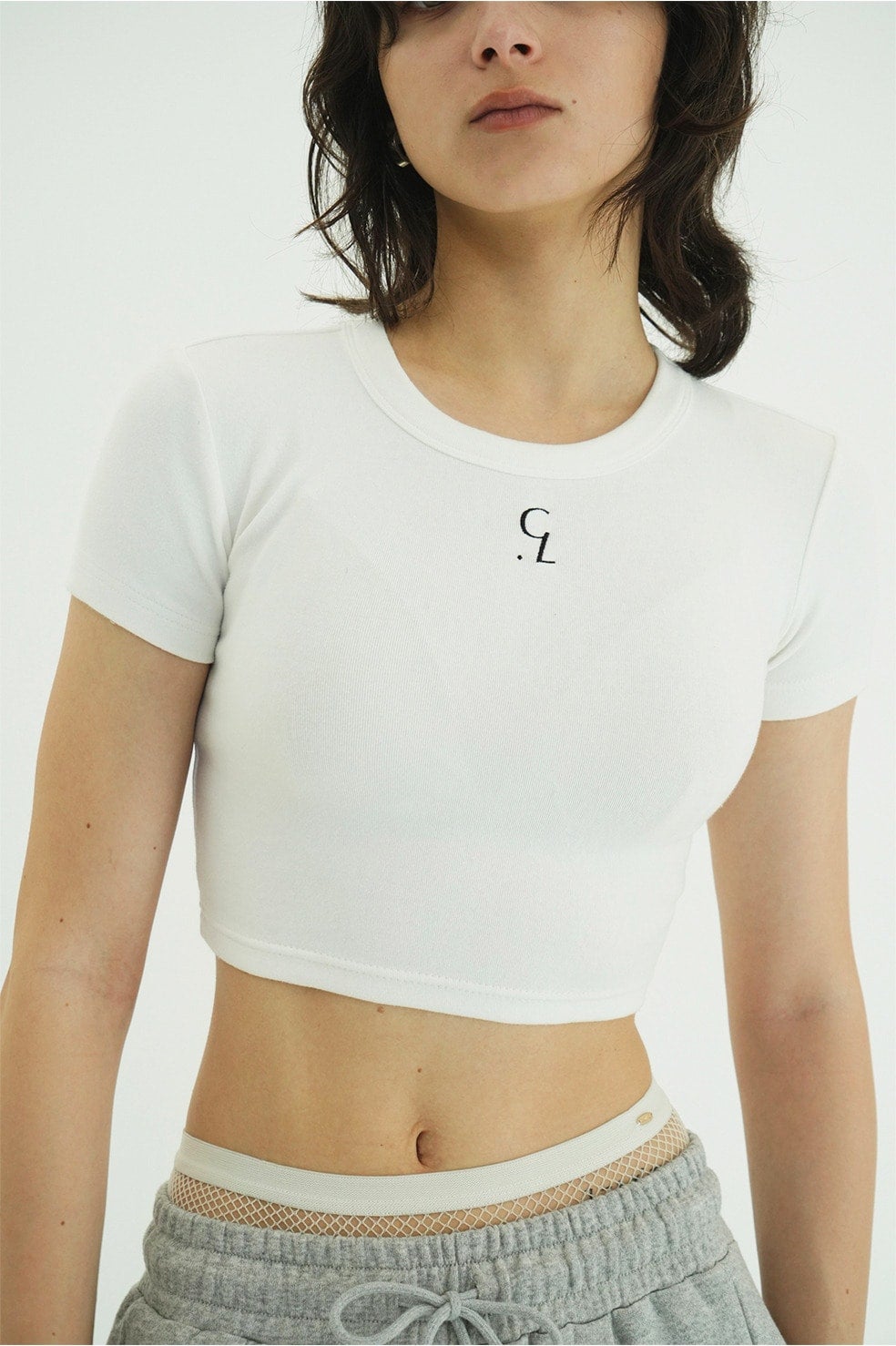 LOGO CROPPED TIGHT TEE
