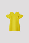 POTTERY KID SHORT BELL SLEEVES FLARE DRESS