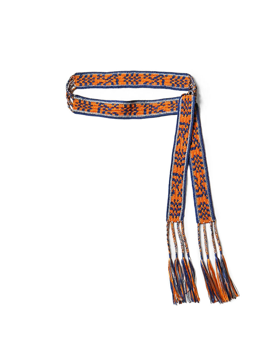 Macrame Maxi Belt (Chippewa Basket River Pattern)