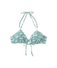 HG Racing Gingham Check Bra Top