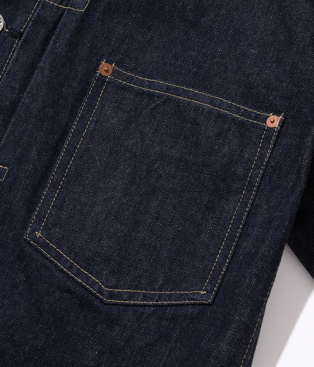 WORLD WAR II DENIM BLOUSE