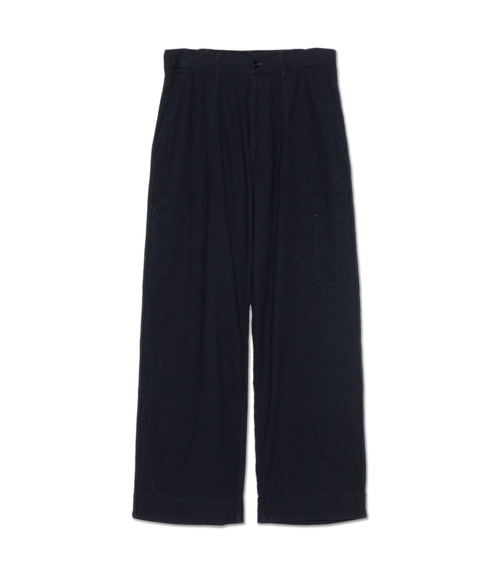 Silk Nep Cotton Twill Deck Pants