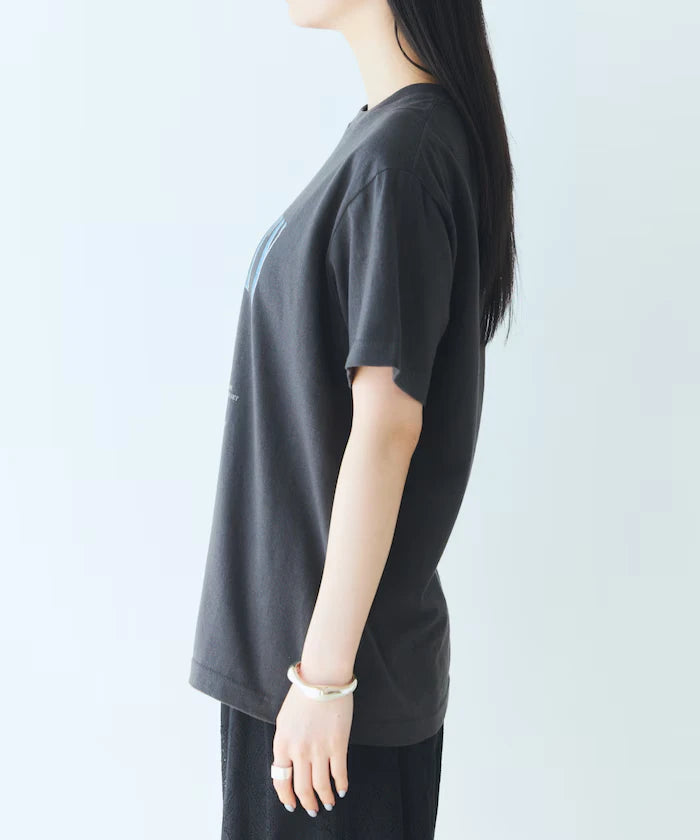 Comfortable Logo Horse Print Crew Neck T-Shirt