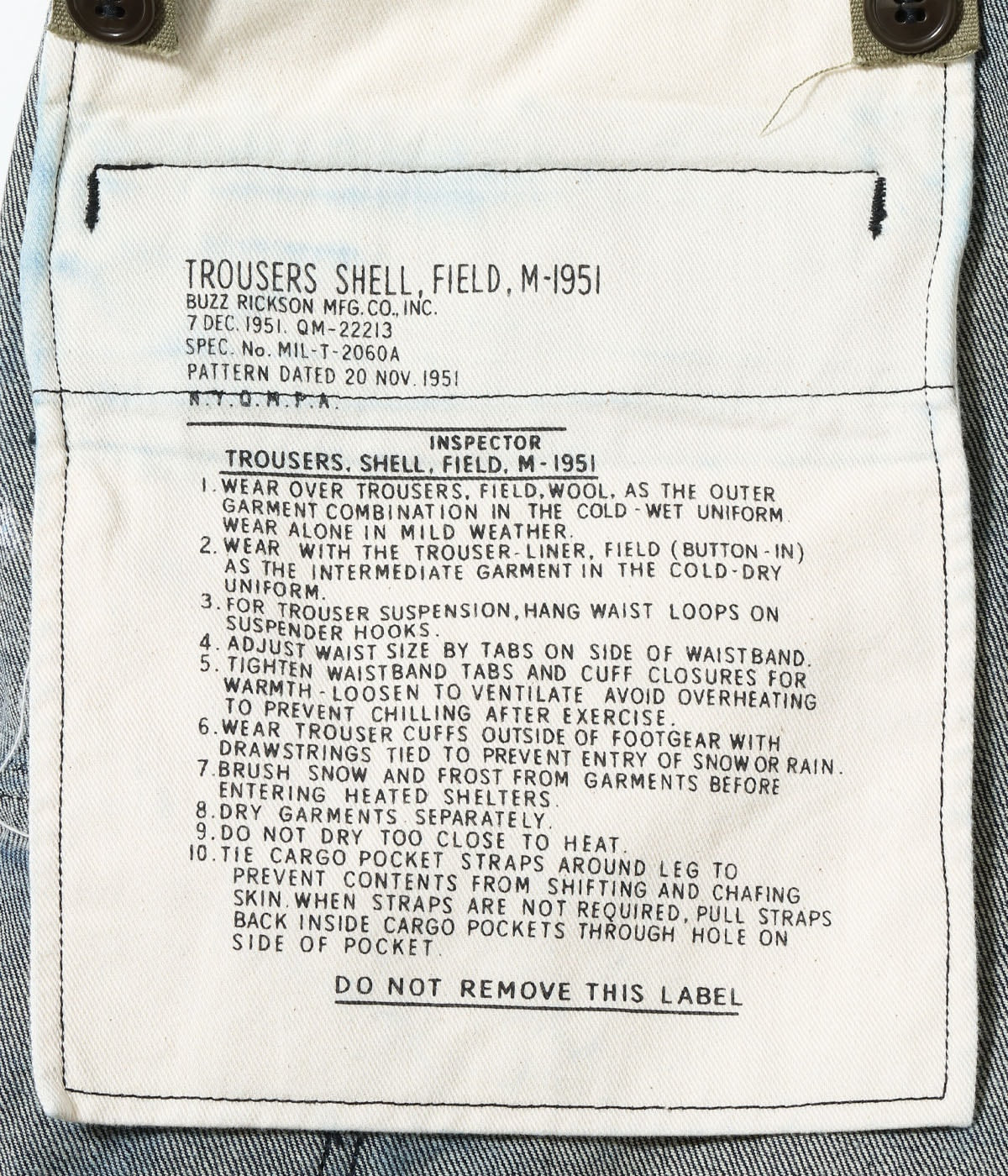 Trousers, Shell, Field, M-51 Shorts Denim Civilian Model