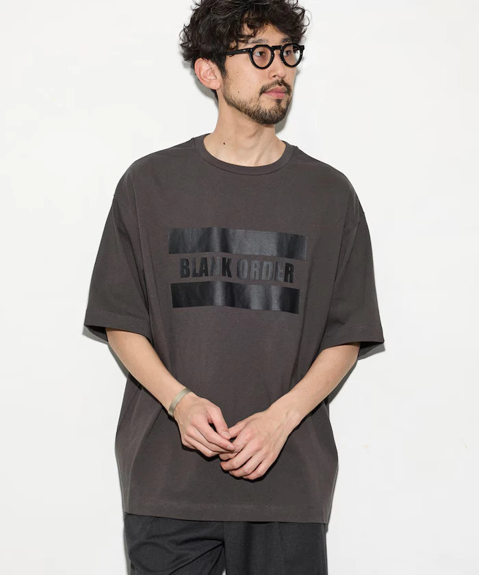 6oz Front Logo Print Crew Neck T-Shirt / Back Print T-Shirt PRINT BURGER