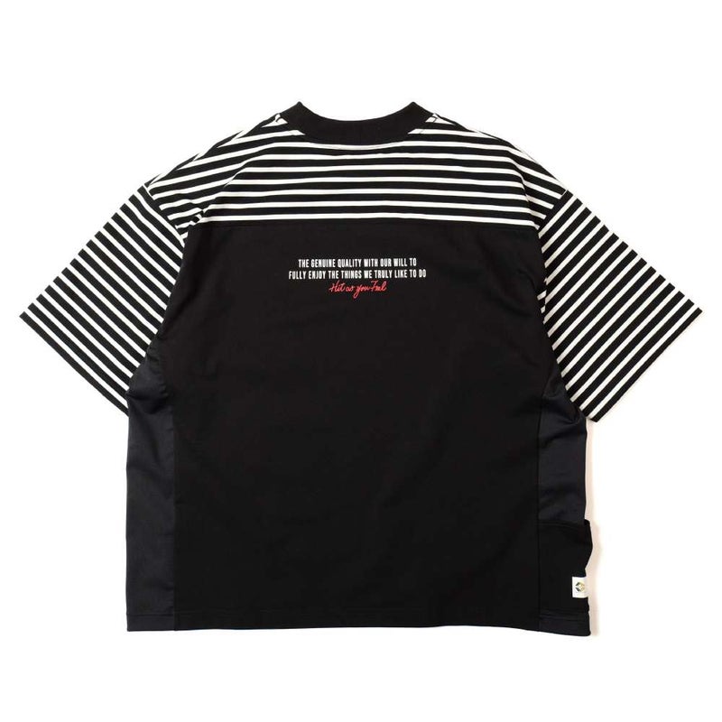 BLOCK MOCK NECK GOLF SERIES/ BLACK
