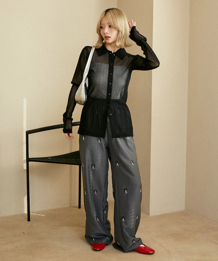 Mesh Shirt Cardigan Limited Edition