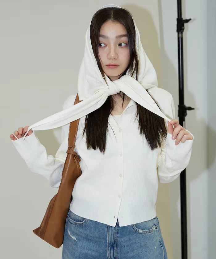 Stole Set Crew Neck Cardigan Limited Edition