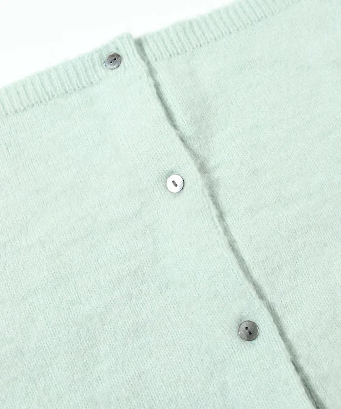 Alpaca Blend Bicolor Knit Vest