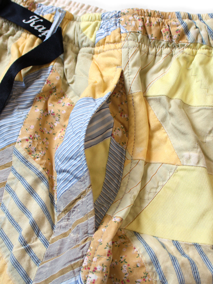 YABANE Quilt Patchwork Easy Short Pants