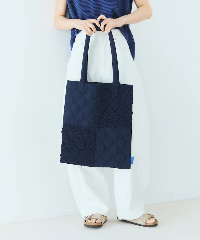 Flower Quilt Patchwork Tote Bag