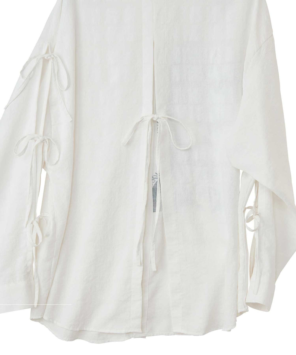 Hysteric Typical Girls Slit Ribbon Shirt