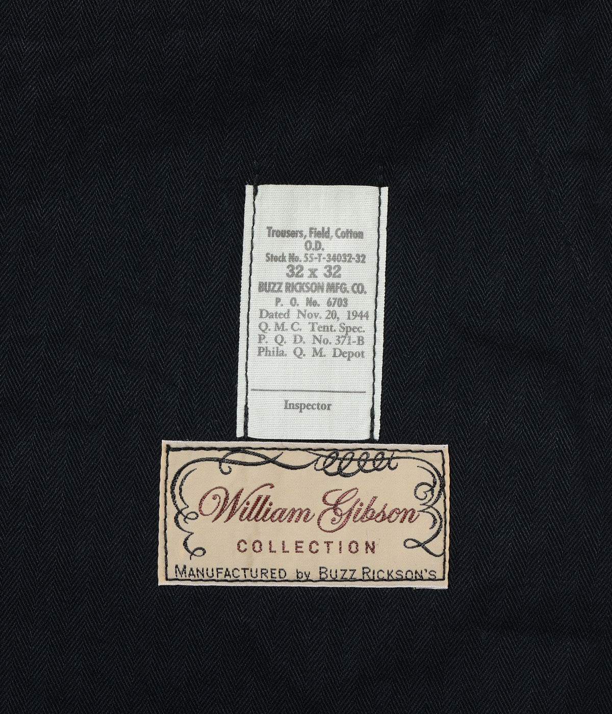 WILLIAM GIBSON COLLECTION BLACK M-1943