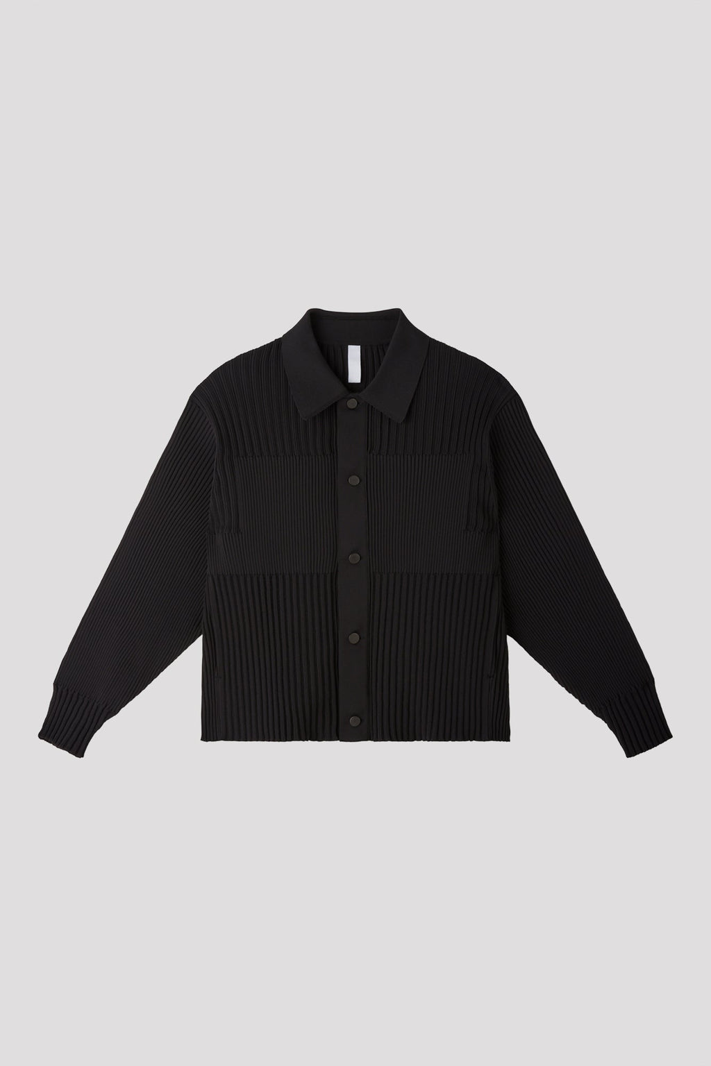 FLUTED SHIRT COLLAR BLOUSON