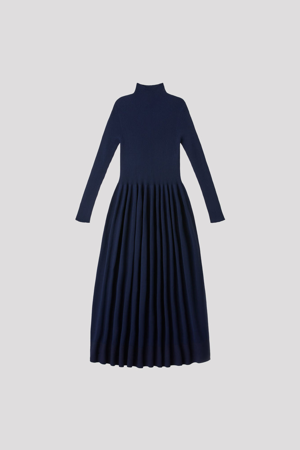 RIVULET HIGHNECK LONG SLEEVE DRESS